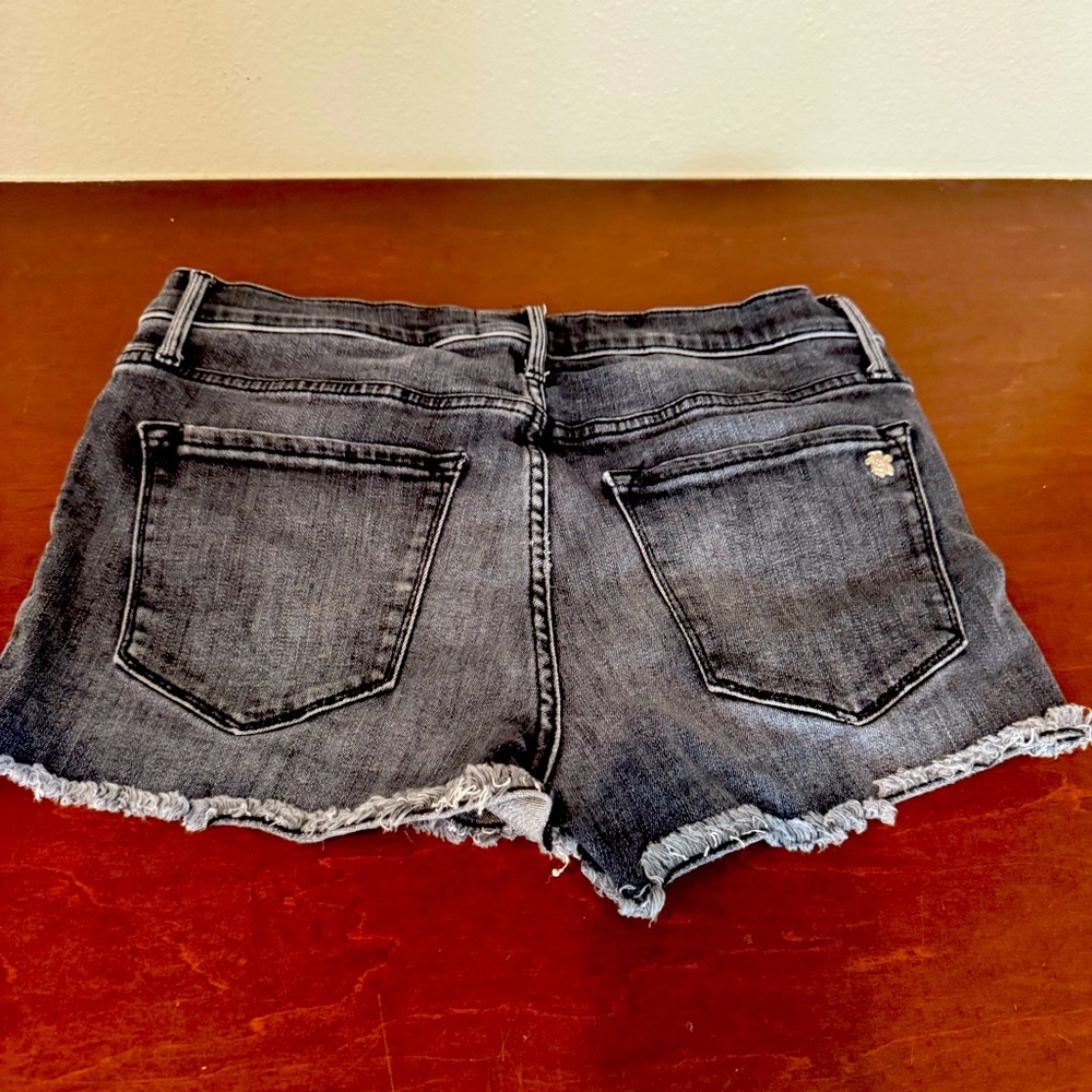 Black Orchid black jean booty shorts 27